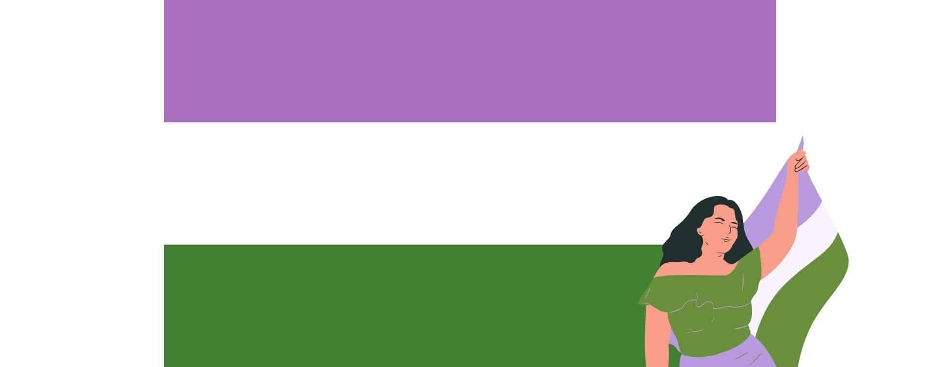 Lá cờ genderqueer